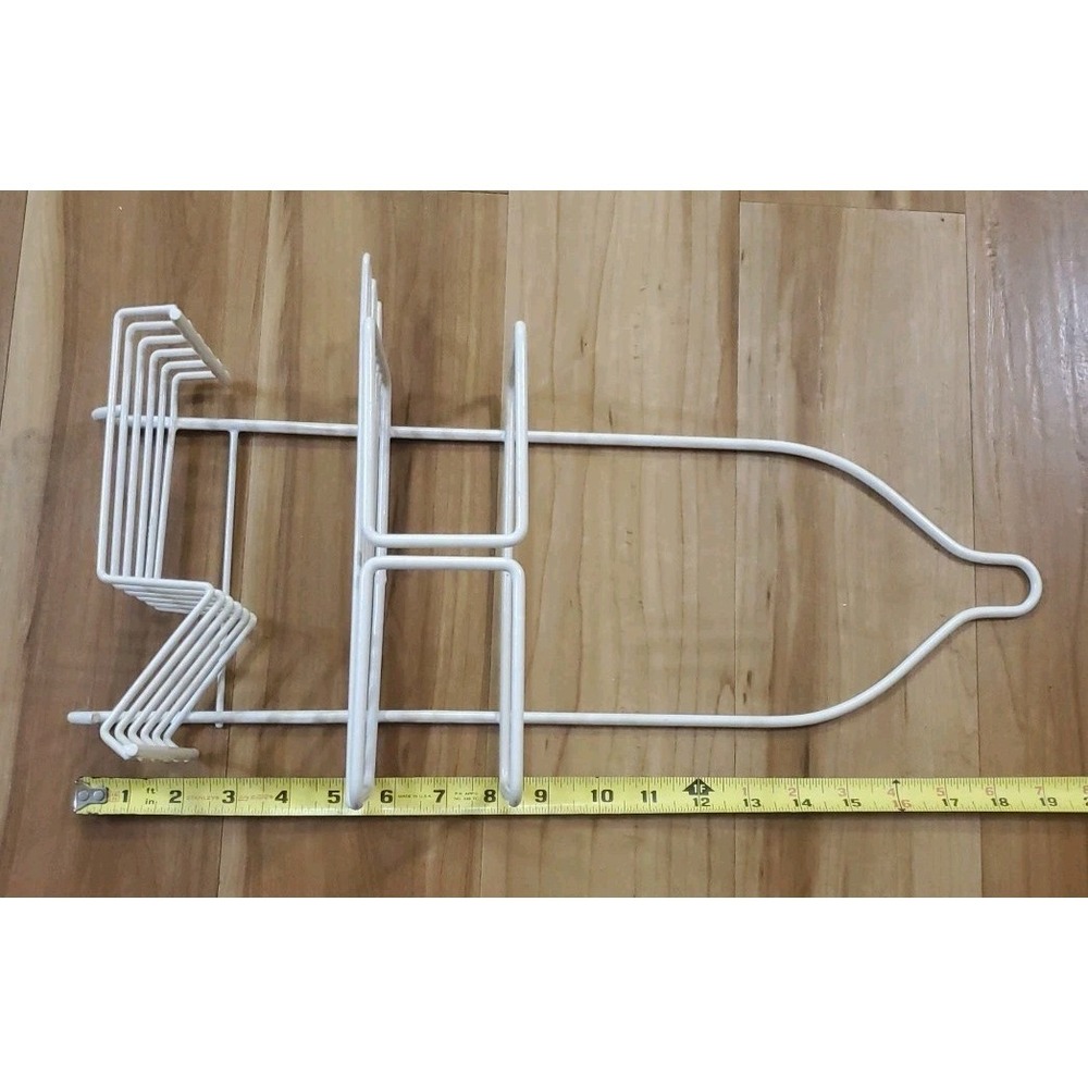 19" Soap Shelf Wire Shower Caddy White Plastic Coated Bathroom Storage Organizer - Picture 7 of 7